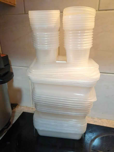 Photo of free Takeaway boxes and pots (Woolavington) #1