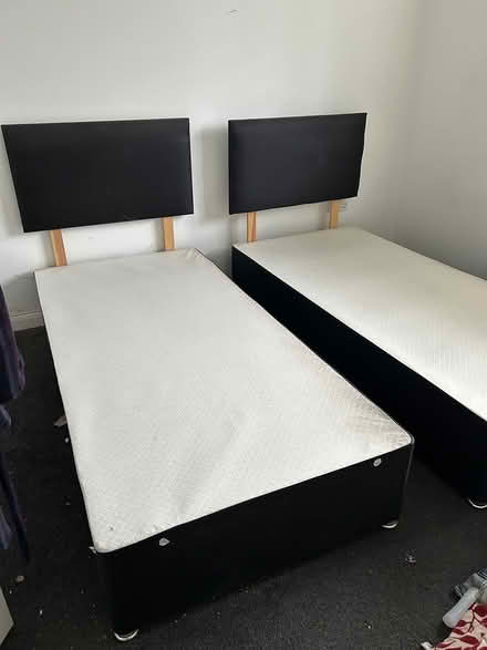 Photo of free 2x single beds with headboards (Spencer,Northampton NN5) #2
