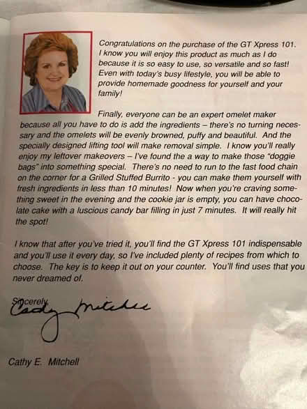 Photo of free GTX 101 meal / snack maker (Belle Vale L25) #3