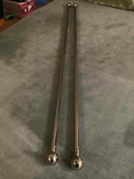 Photo of free Curtain Pole 1.8m with end fitting. No brackets. (Overslade CV22) #1