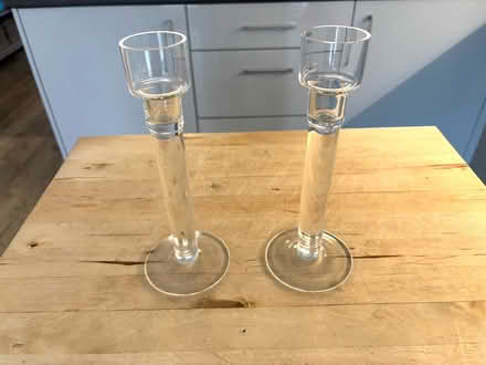Photo of free Glass candle sticks tea light holders (Chichester PO19) #1