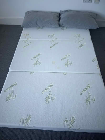 Photo of free Double sized memory foam Trifold mattress (Stoke Newington N16) #2
