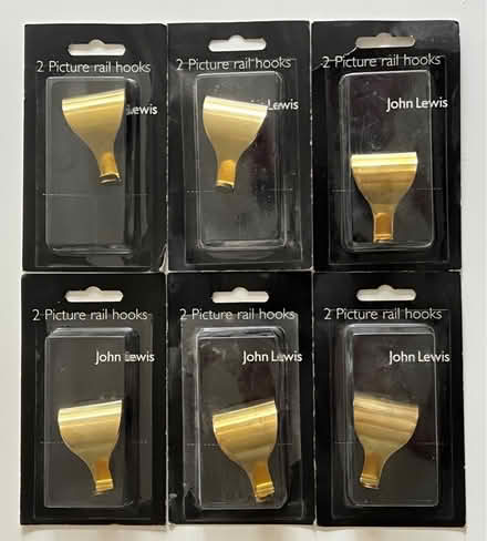 Photo of free 12 Picture rail hooks (West Common AL5) #1