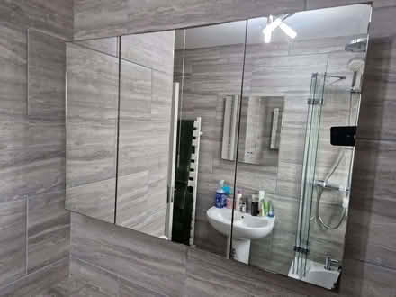 Photo of free Mirrored Bathroom Cabinet (Please read description fully!) (Burton Latimer NN15) #1
