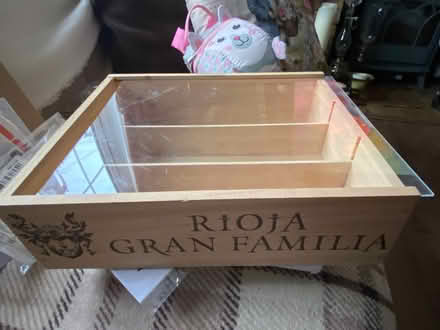 Photo of free Empty wooden wine box (Yaxley) #1