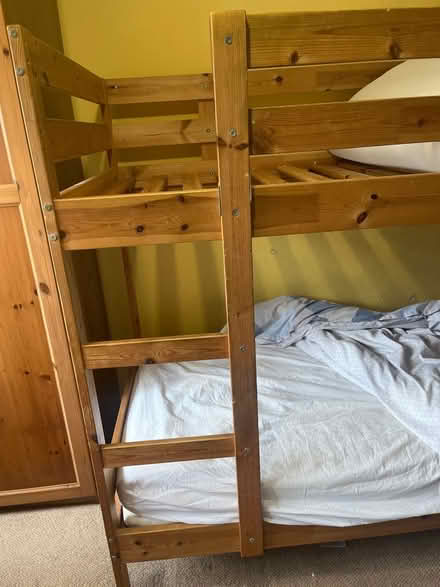 Photo of free IKEA pine Bunk Bed (Romford RM11) #4