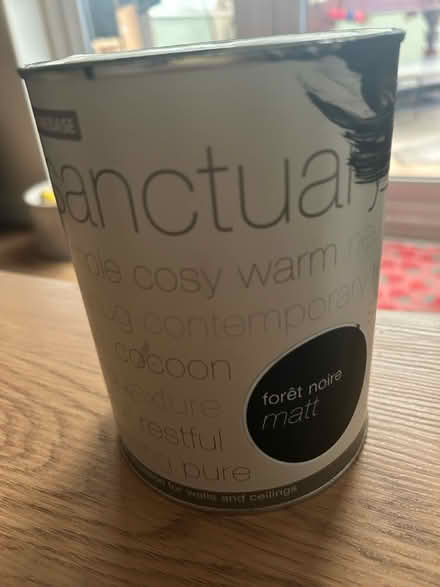 Photo of free Black Matt paint - quarter left (S35 Chapeltown) #1