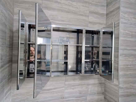 Photo of free Mirrored Bathroom Cabinet (Please read description fully!) (Burton Latimer NN15) #2