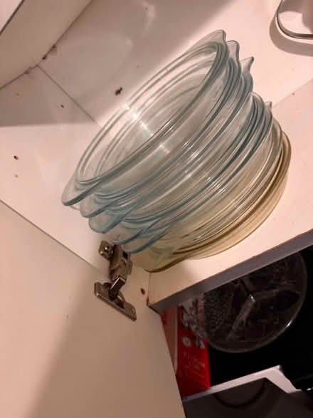 Photo of free Stack of Pyrex glass lids and bowls (Hemel Hempstead HP2) #1