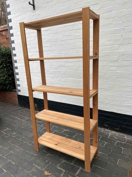 Photo of free Pine shelving unit (Haldens AL6) #2