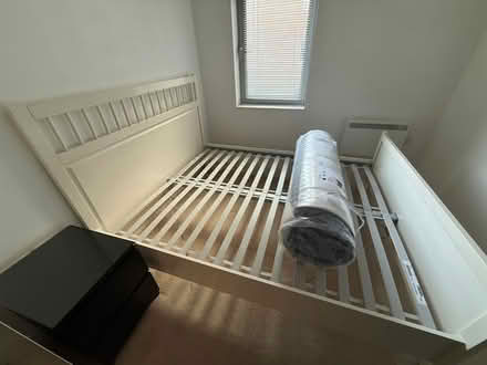 Photo of free Double IKEA Bed frame White (Portsea PO1) #1