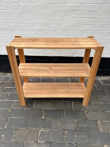 Photo of free Pine shelving unit (Haldens AL6) #1