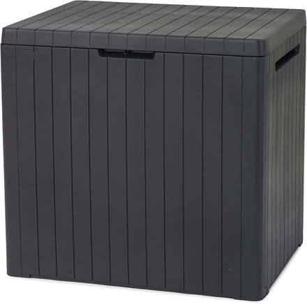 Photo of free 2 x Keter 'City' 113L garden storage boxes (Woodford SK7) #1