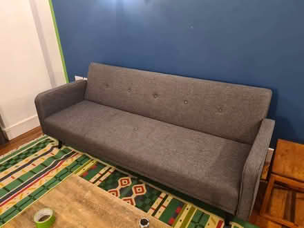 Photo of free Grey sofa bed (Whitechapel E1) #1