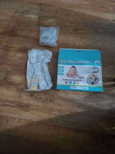 Photo of free Cupboard security locks/straps (Garston WD25) #1