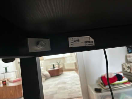 Photo of free Black Ikea desk (Homerton E5) #2