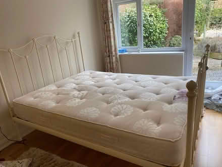 Photo of free Metal Double Bed Frame (Silverdale) #1