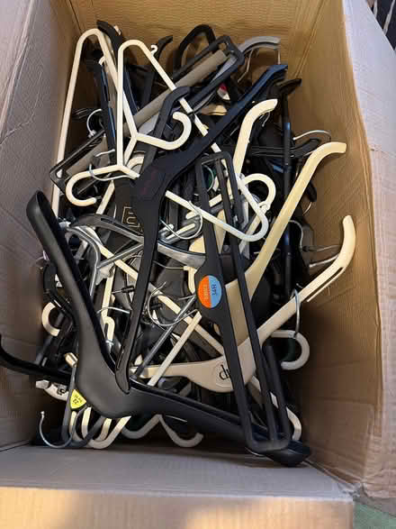Photo of free Box coat hangers (Stretton Sugwas HR4) #1