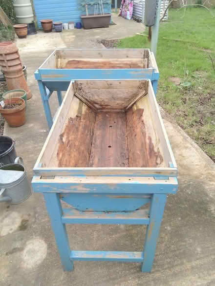Photo of free Wooden raised beds on legs (St Helens TN34) #1