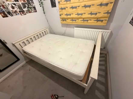 Photo of free Small wooden double bed (CB25) #1