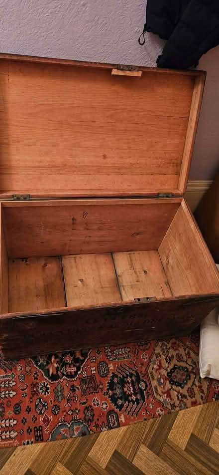 Photo of free Wooden trunk (Comiston EH10) #2