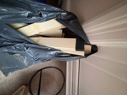 Photo of free Small double pine bed frame (Warlingham CR6) #4