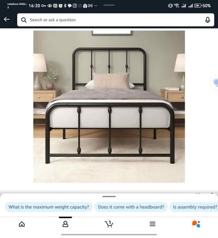 Photo of free Amazon Bed frame (single) (Bristol road B57) #2