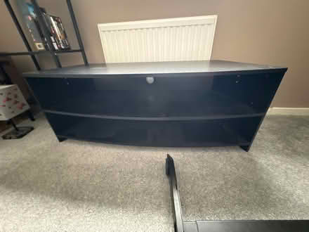 Photo of free Black tv stand (Cheadle SK8) #3
