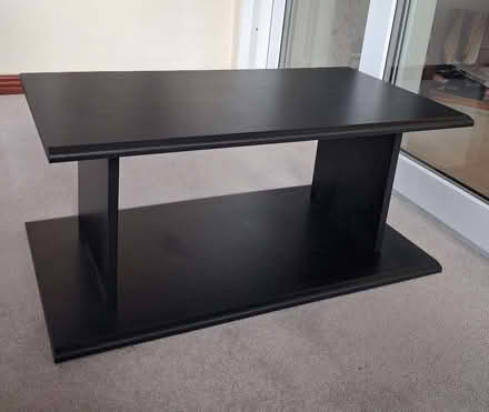 Photo of free TV Stand - black (Latchford WA4) #1
