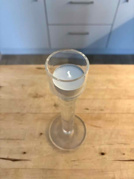 Photo of free Glass candle sticks tea light holders (Chichester PO19) #3