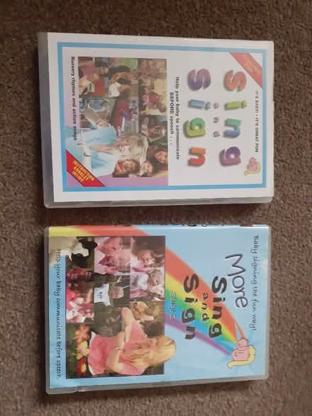 Photo of free Sing & sign DVD's (Panshanger AL7) #1