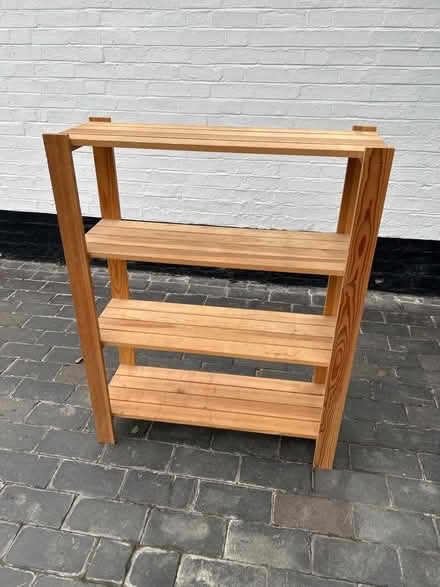 Photo of free Pine shelving unit (Haldens AL6) #1