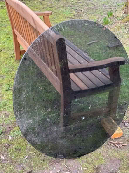 Photo of free Glass table top (Watton at Stone SG14) #1
