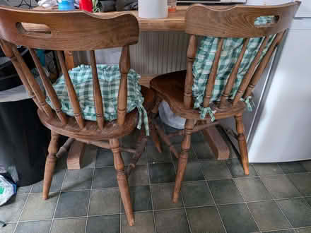 Photo of free 2 x pine chairs (Mulbarton NR14) #1