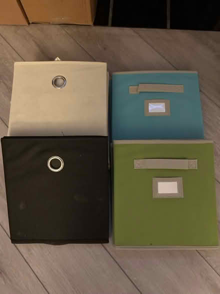 Photo of free Fabric storage cubes (Fairfax Town Centre) #1