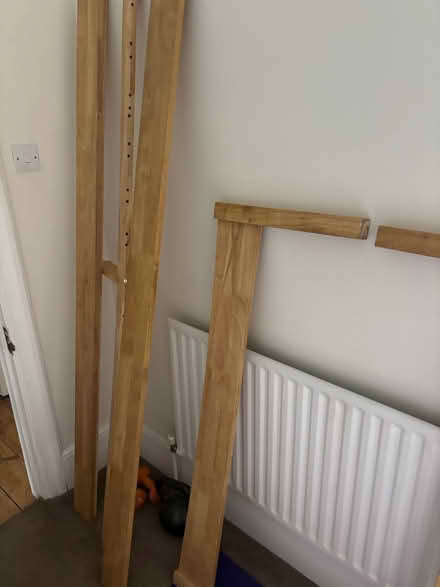Photo of free Small double pine bed frame (Warlingham CR6) #3