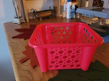 Photo of free Red Plastic Mesh Basket (20874) #1