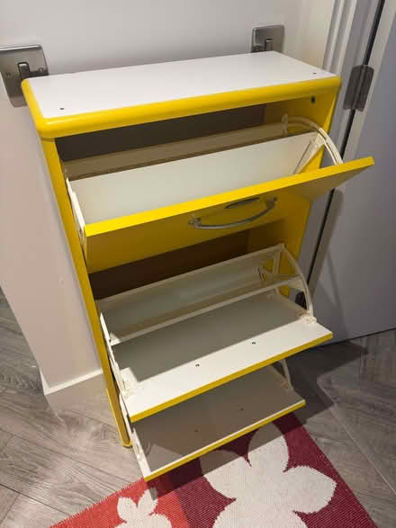 Photo of free Retro Shoe Cubbie / Entry Console Shelf (120 x 55cm x 30cm) (Spinningfields M3) #2