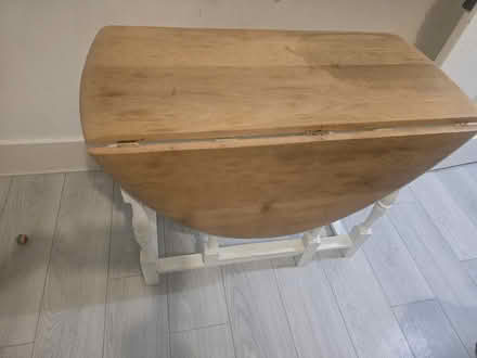 Photo of free Foldable table and wooden chair (Tulse Hill SE24) #1