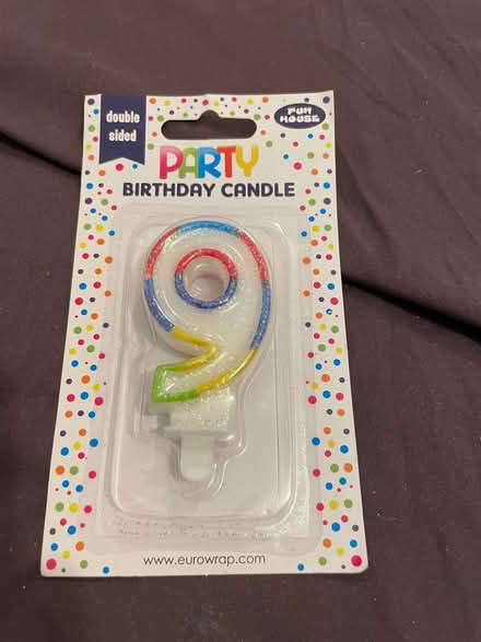 Photo of free 9yr old candle (Wandsworth SW18) #1