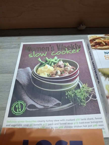 Photo of free 5 x slow cooker recipe books (WA8) #2