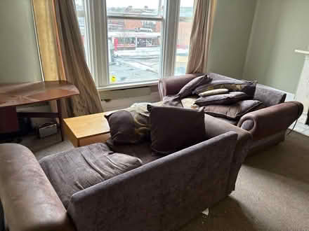 Photo of free 2 Brown 2 Seater Sofas (M21) #3