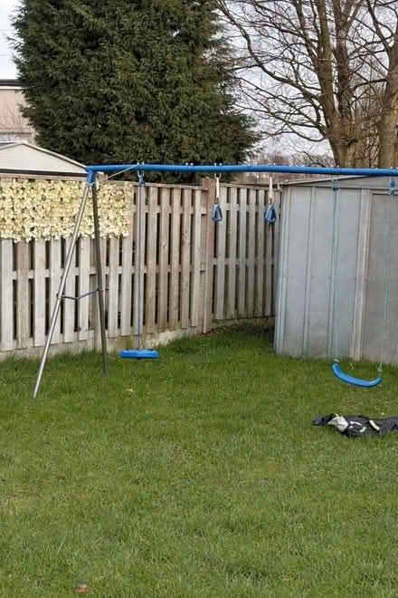 Photo of free Frame x2 swings / monkey bars (SK14) #1