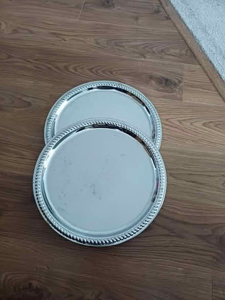 Photo of free 10 silver platters (Yateley GU46) #1