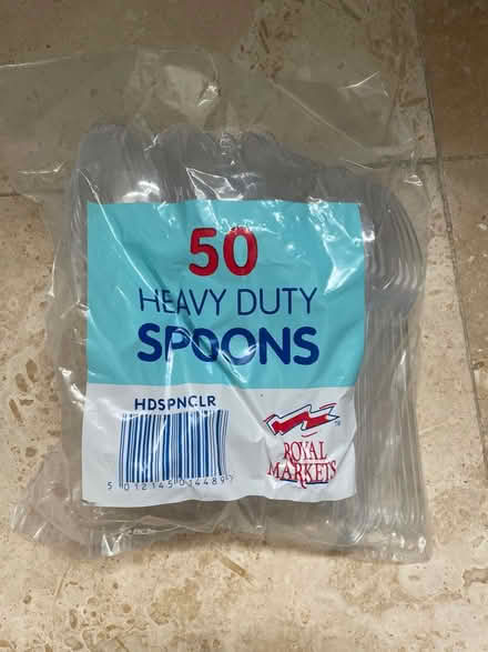 Photo of free Plastic spoons - opened bag (Woodford green IG8) #1