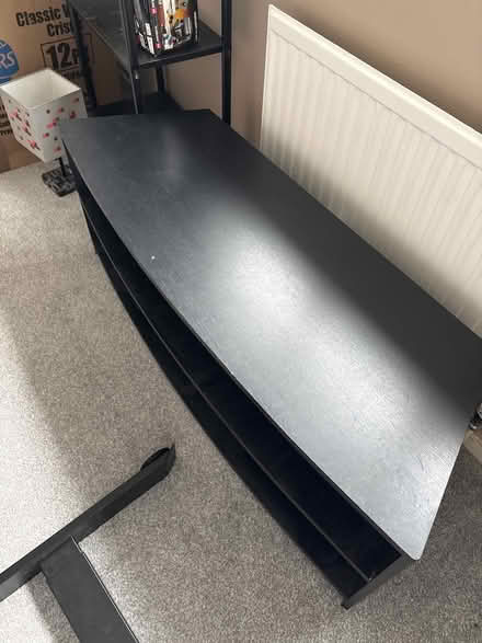 Photo of free Black tv stand (Cheadle SK8) #1