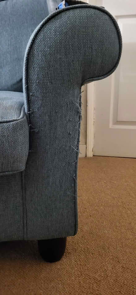 Photo of free Comfy blue sofa (Hillsborough S6) #2