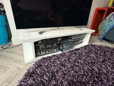 Photo of free CB2 white console table (30cm x 60cm x 125cm) (Spinningfields M3) #2