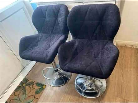 Photo of free Bar /Breakfast Stools x 2 (Cheshunt En8) #1