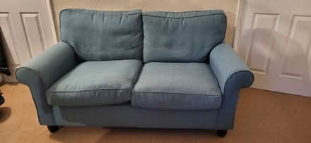 Photo of free Comfy blue sofa (Hillsborough S6) #4